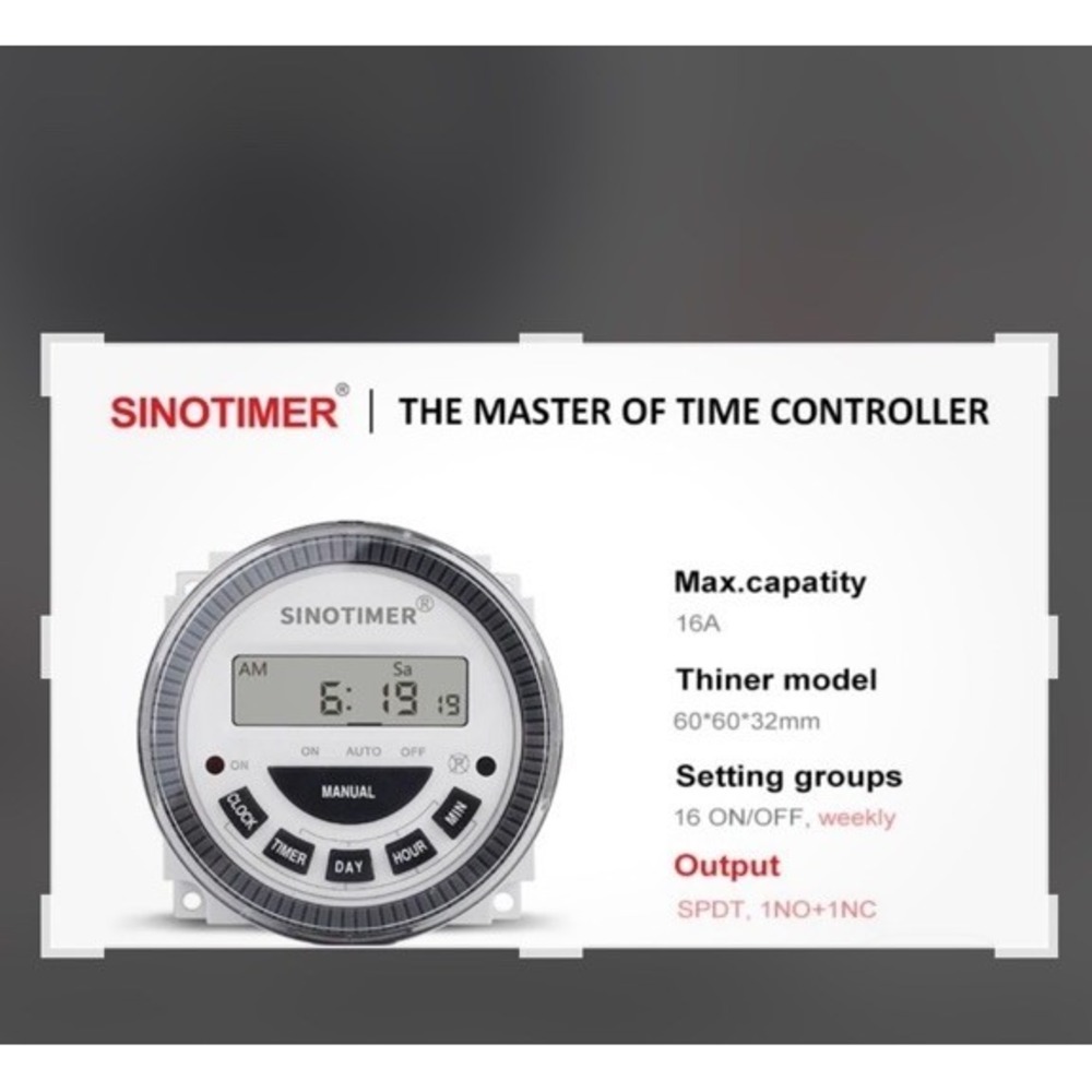 TM-619-3 Multipurpose Programmable Digital Timer 24V New Open Box‎